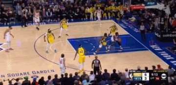 行云流水！哈利伯顿不看人写意妙传 西亚卡姆起飞双手暴扣已得8分